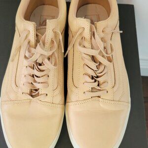 Tan (natural)  leather Vans Old Skool